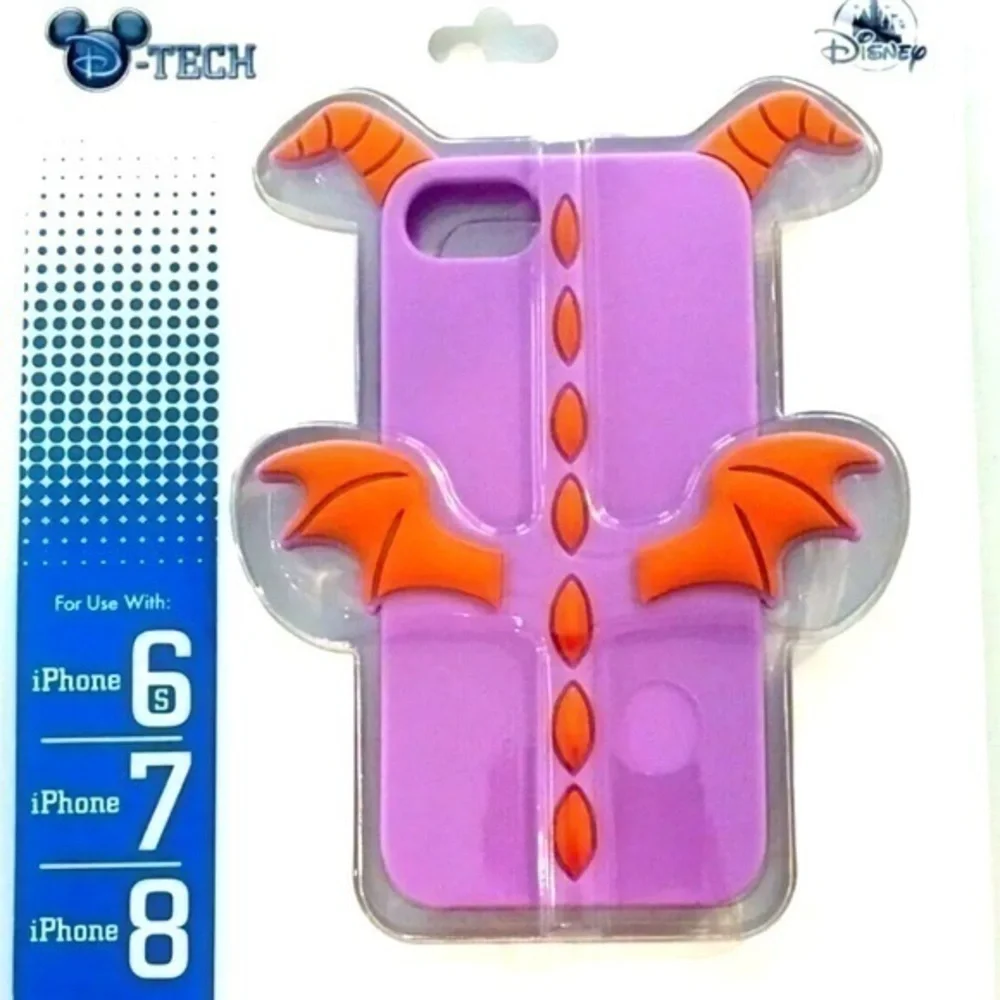 New WDW Disney Parks D-Tech Epcot Center Figment iPhone 6s / 7 / 8 Case, Sealed